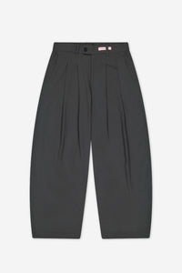 Dart-Knee Pleated Trousers