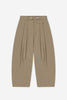 Dart-Knee Pleated Trousers