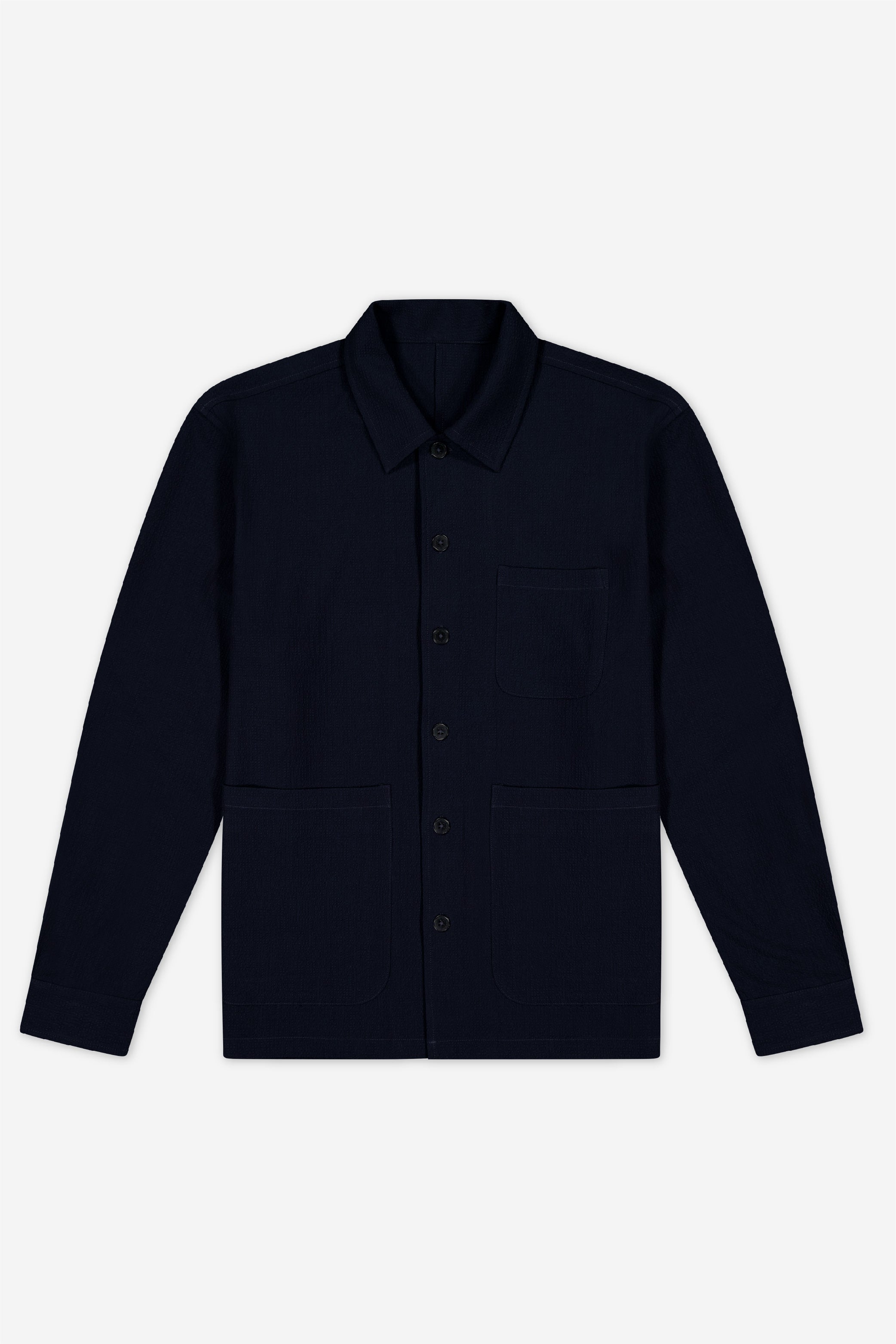 Seersucker Shacket