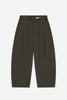 Dart-Knee Pleated Trousers