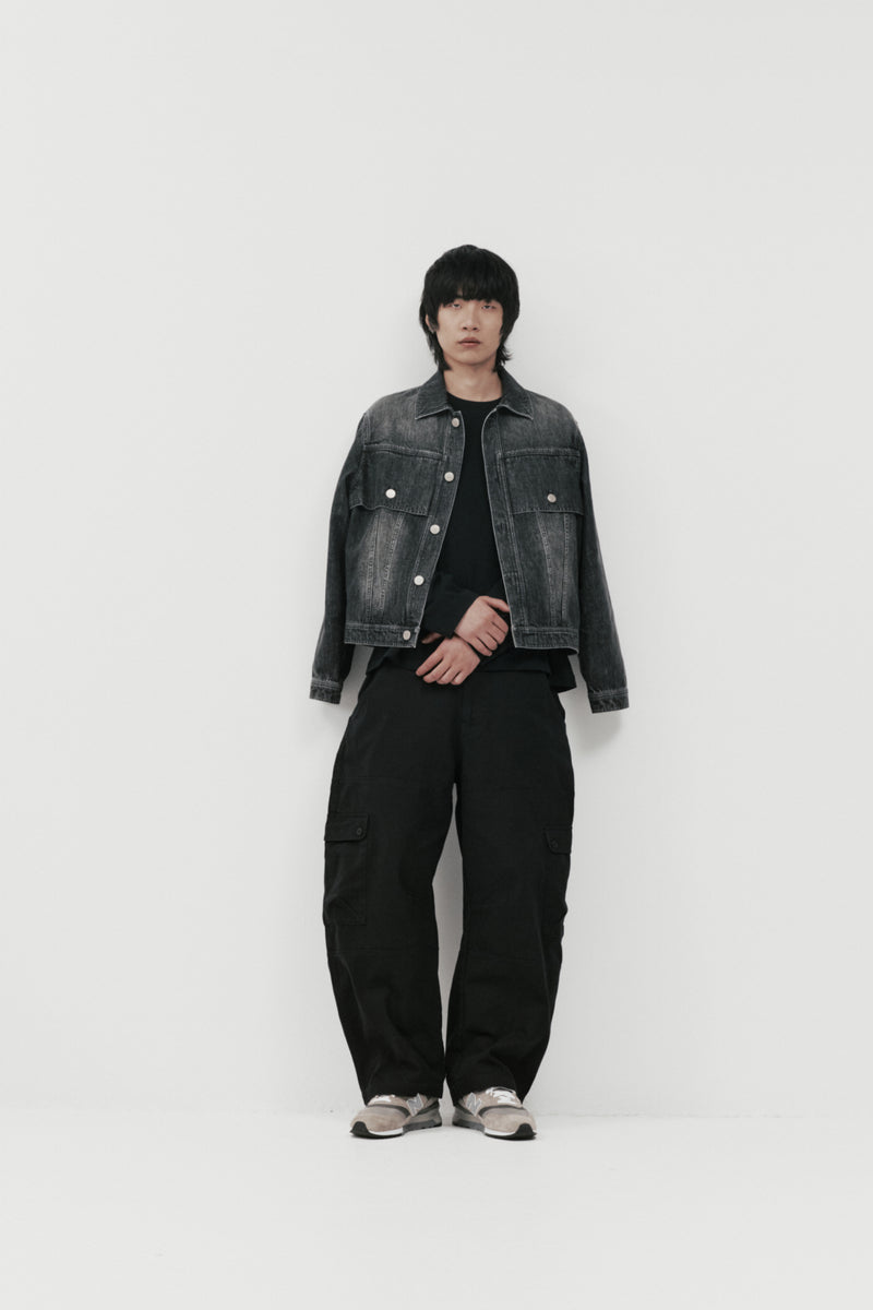 Dart-Knee Cargo Pants