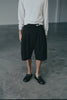 Double-Pleated Shorts