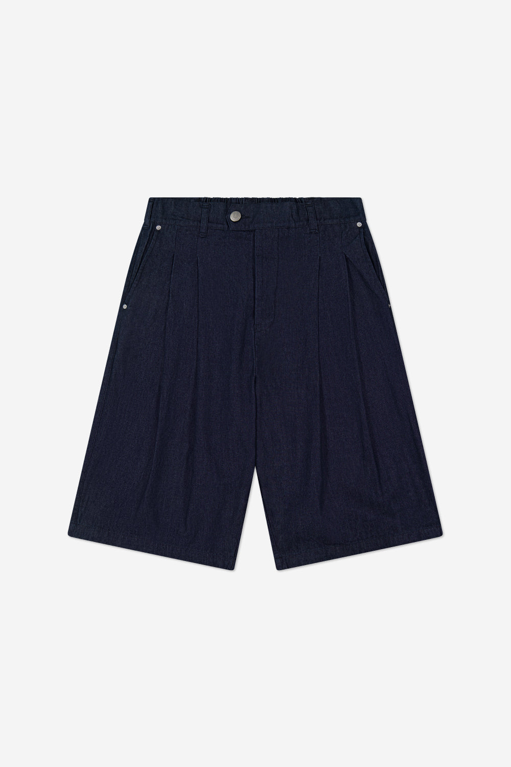 Double-Pleated Shorts