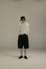 Double-Pleated Shorts