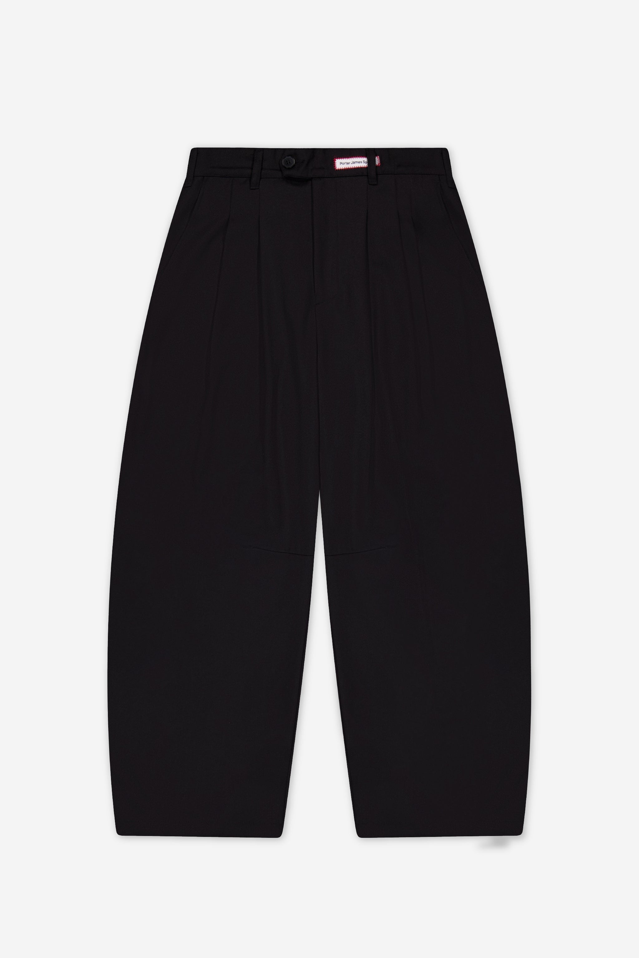 Dart-Knee Pleated Trousers