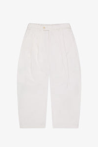 Dart-Knee Pleated Trousers