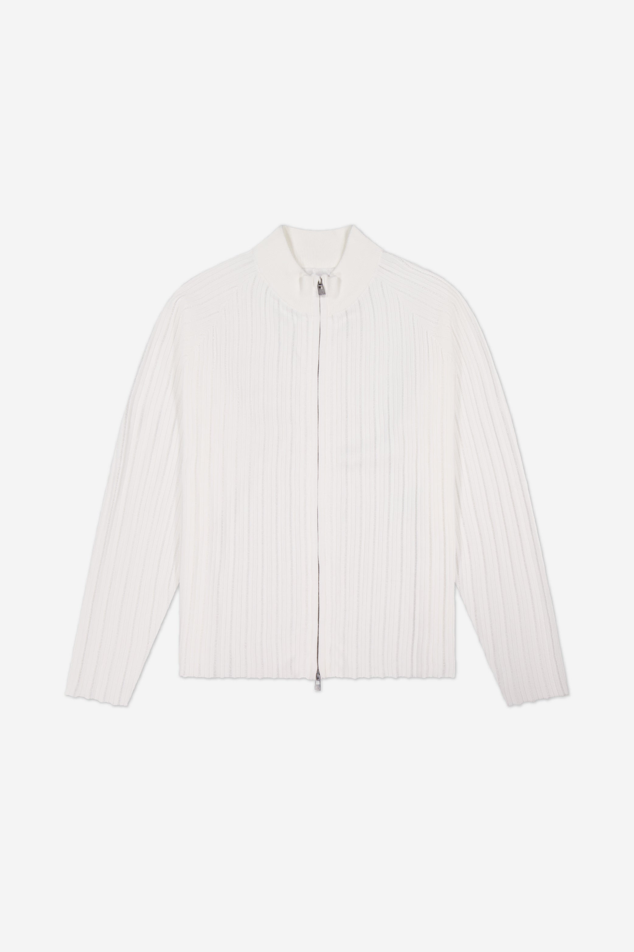 Zip-Up Drop Knit