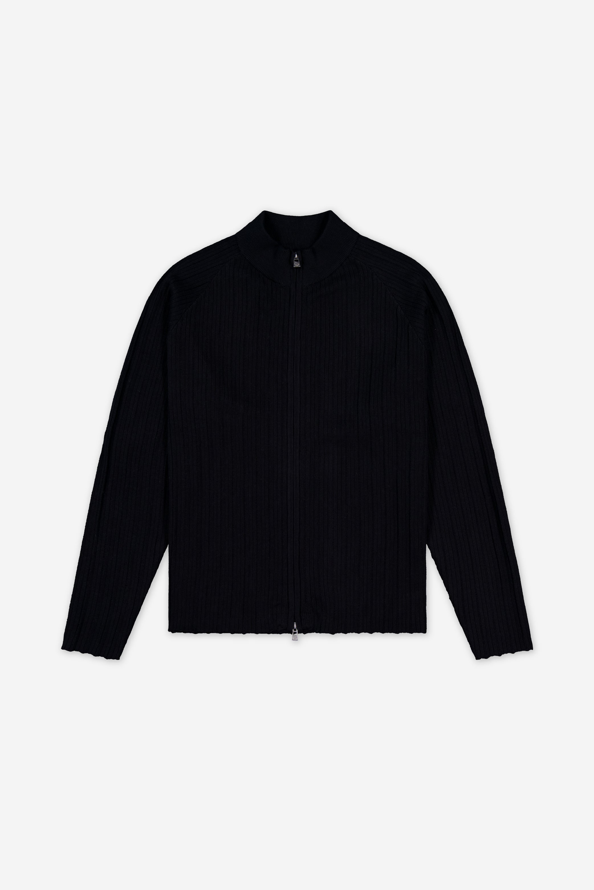 Zip-Up Drop Knit