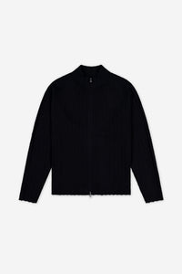 Zip-Up Drop Knit