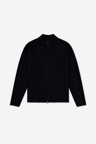 Zip-Up Drop Knit
