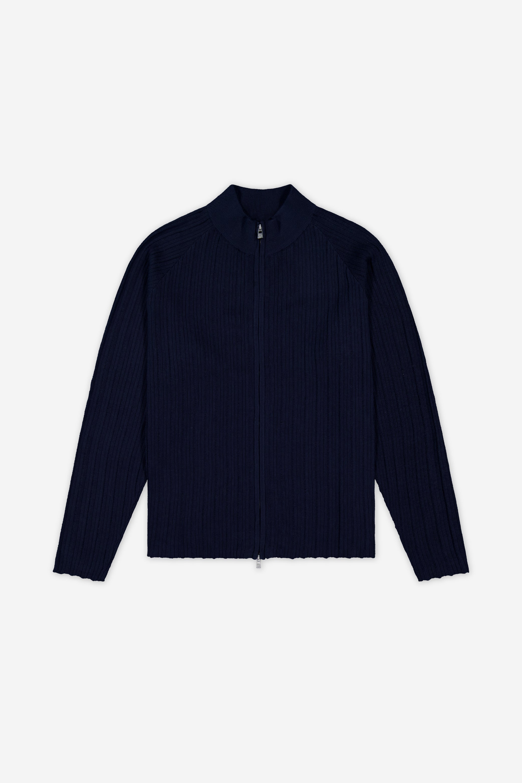 Zip-Up Drop Knit