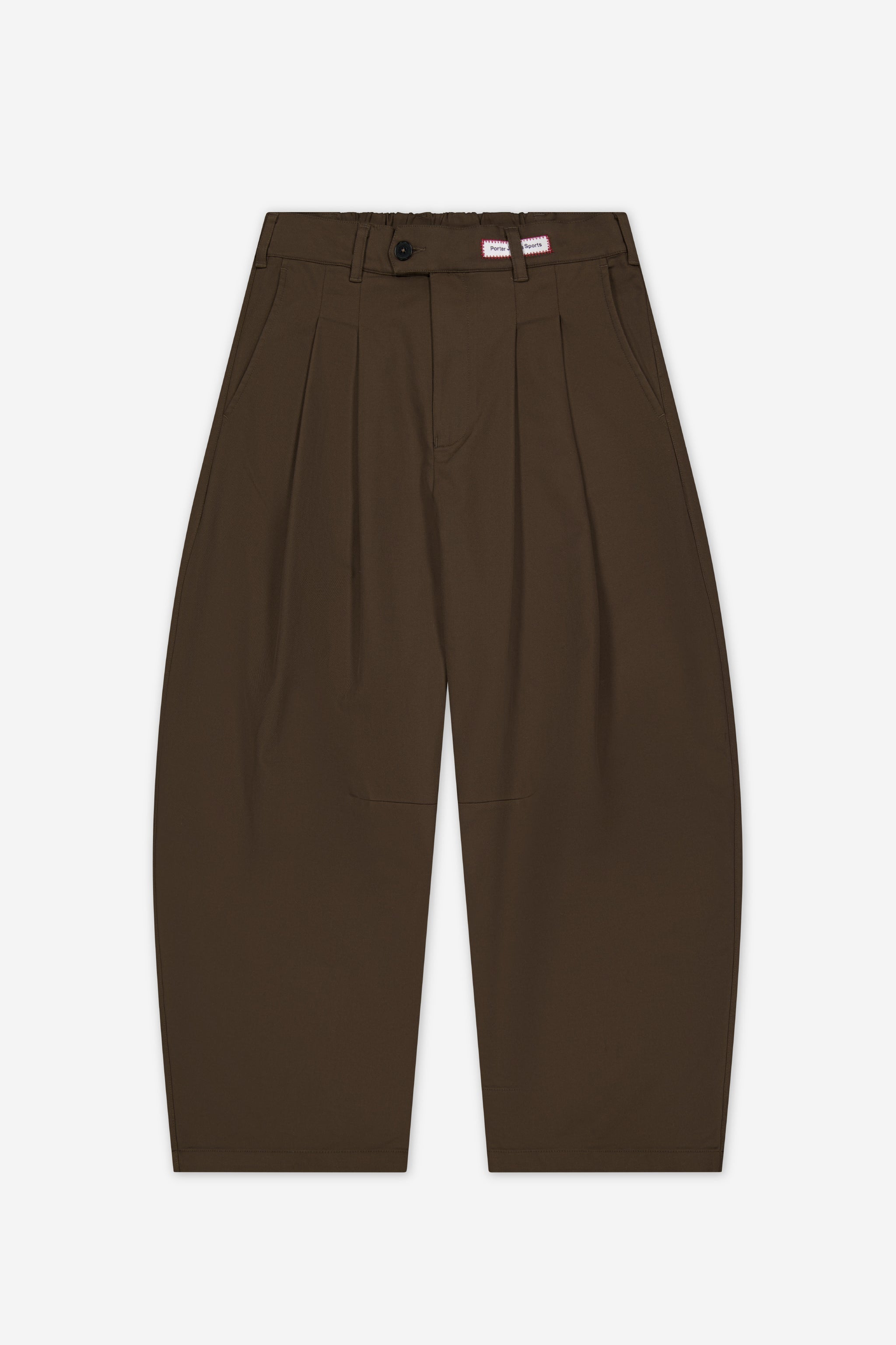 Dart-Knee Pleated Trousers