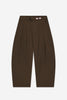 Dart-Knee Pleated Trousers