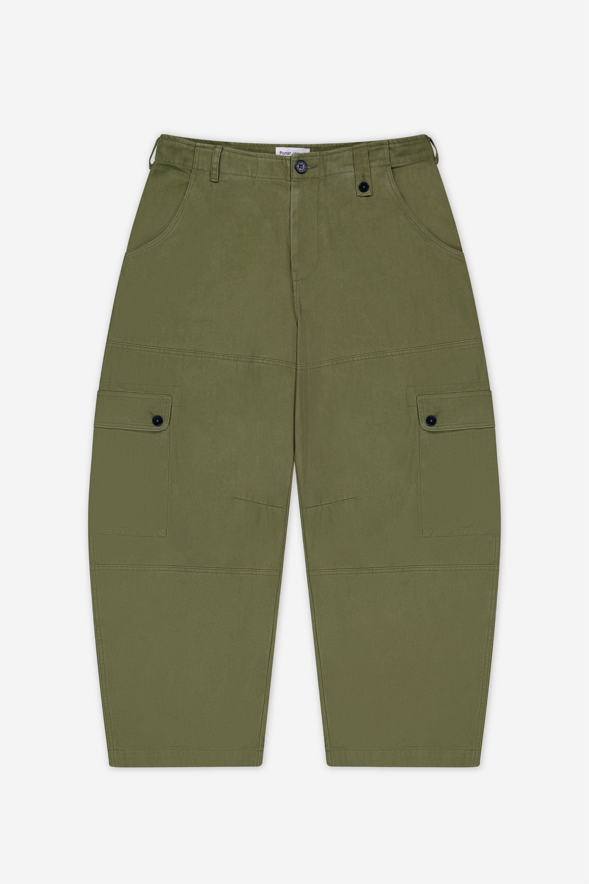 Dart-Knee Cargo Pants