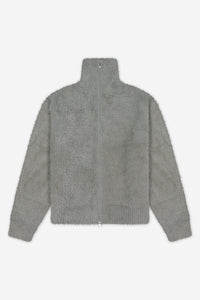 Brushed Knitted Zip-Up
