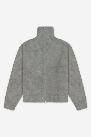 Brushed Knitted Zip-Up
