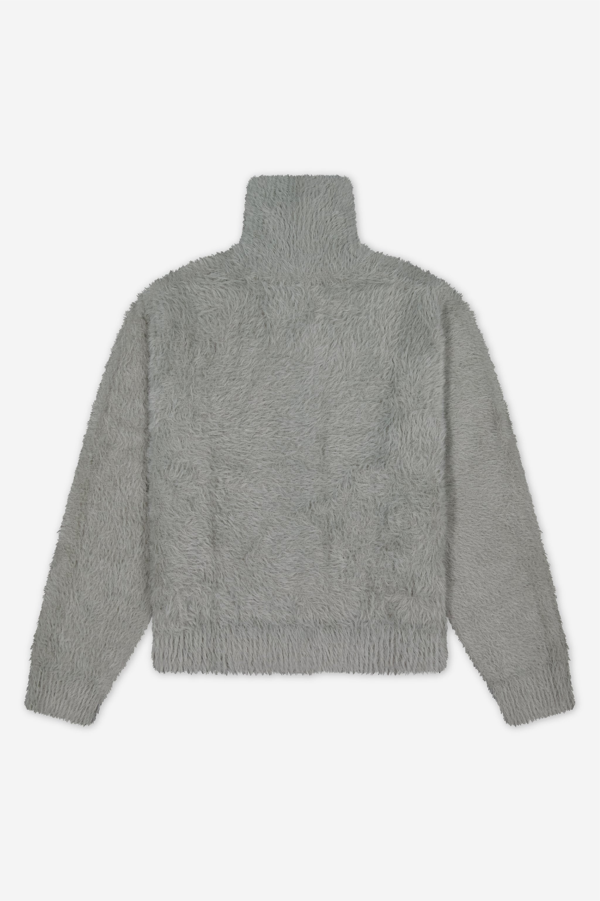 Brushed Knitted Zip-Up