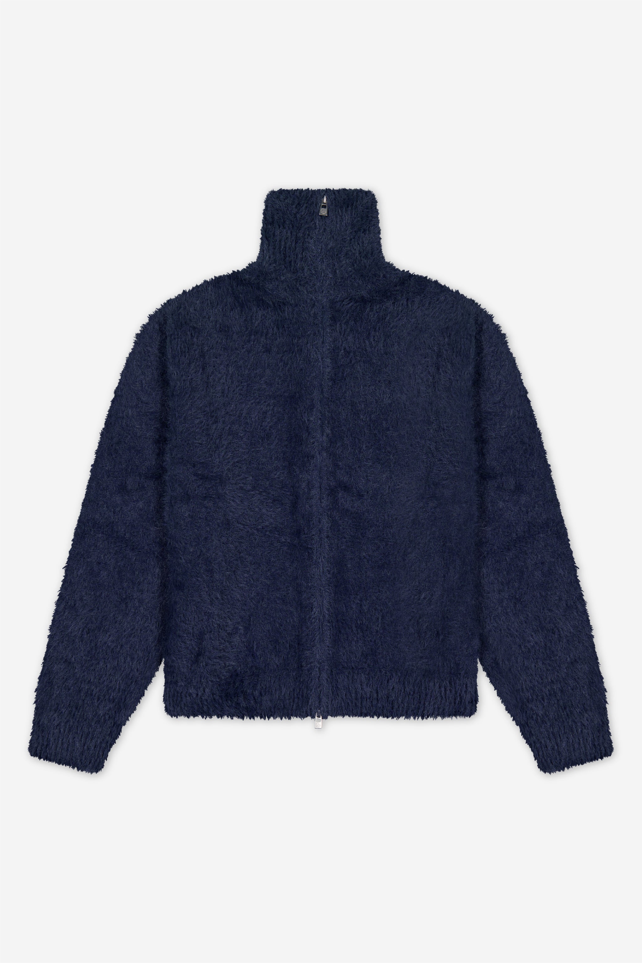 Brushed Knitted Zip-Up