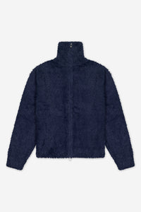 Brushed Knitted Zip-Up