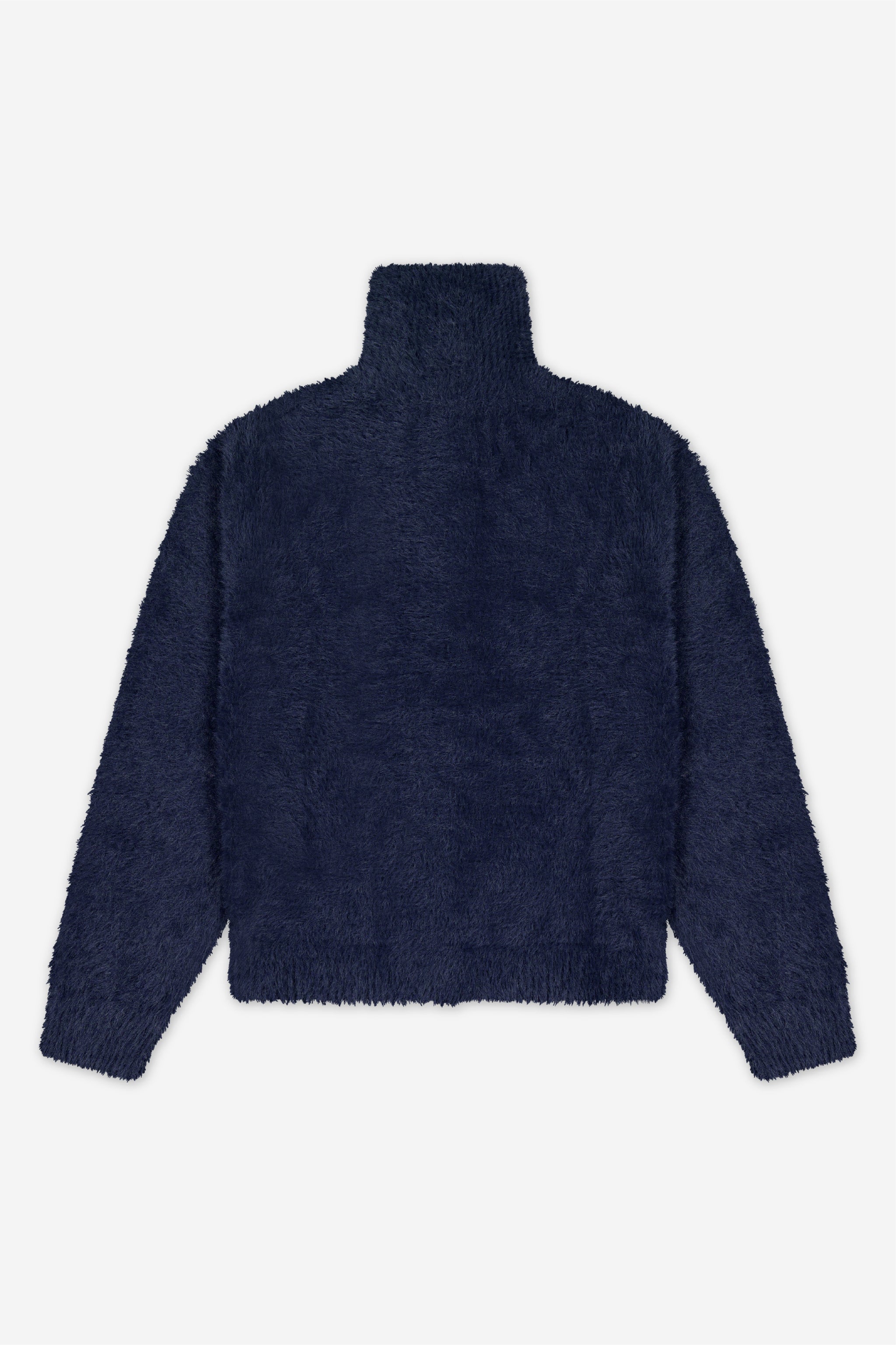 Brushed Knitted Zip-Up