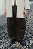 Dart-Knee Pleated Trousers