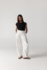 Dart-Knee Pleated Trousers