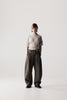 Dart-Knee Pleated Trousers