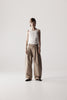 Dart-Knee Pleated Trousers