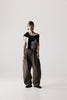 Dart-Knee Pleated Trousers