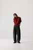 Dart-Knee Pleated Trousers