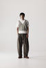 Dart-Knee Pleated Trousers