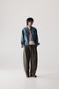 Dart-Knee Pleated Trousers