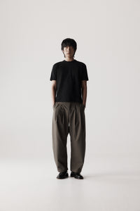 Dart-Knee Pleated Trousers
