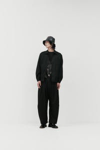 Dart-Knee Pleated Trousers