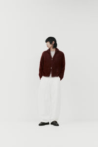 Brushed Knitted Zip-Up
