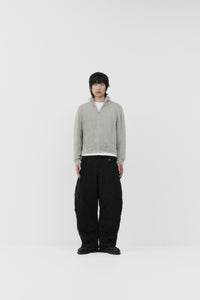 Brushed Knitted Zip-Up
