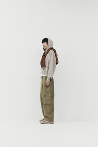 Dart-Knee Cargo Pants