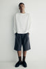 Double-Pleated Shorts