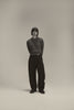 Dart-Knee Pleated Trousers