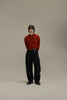 Dart-Knee Pleated Trousers