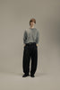 Dart-Knee Pleated Trousers