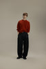 Dart-Knee Pleated Trousers