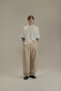 Dart-Knee Pleated Trousers