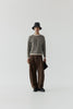 Dart-Knee Pleated Trousers
