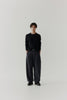 Dart-Knee Pleated Trousers