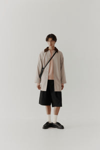 Double-Pleated Shorts