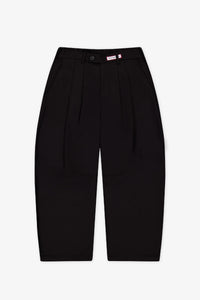 Dart-Knee Pleated Trousers