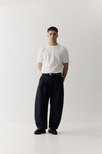 Dart-Knee Pleated Trousers (Pre-Sale)