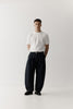 Dart-Knee Pleated Trousers