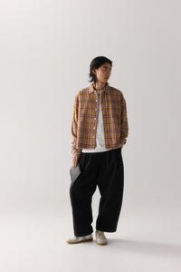 Dart-Knee Pleated Trousers